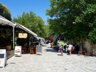 Pěší promenáda v Agios Nikitas | Hotel Odyssey Lefkada